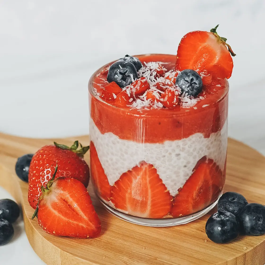 Strawberry Chia Pudding