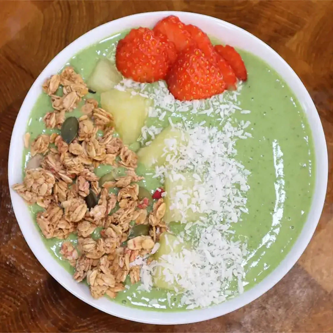 Tropical Green Smoothie Bowl