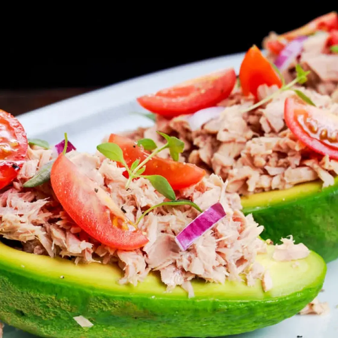 Avocats farcis au thon