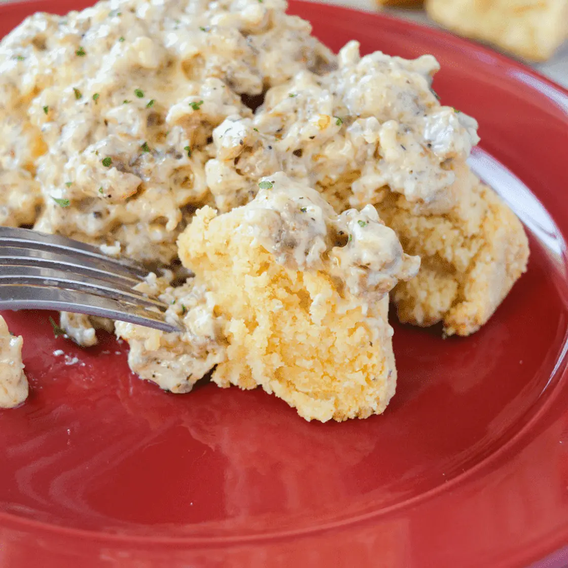 Easy Keto Biscuits and Gravy