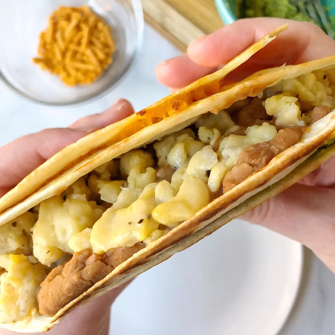Tortilla Wrap Hack: Vegan Breakfast Version