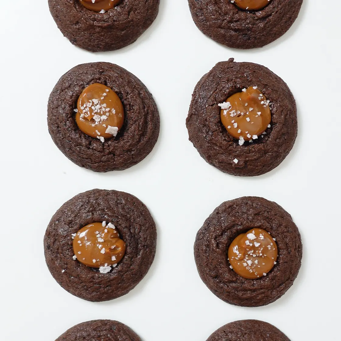 Salted Chocolate Dulce de Leche Cookies