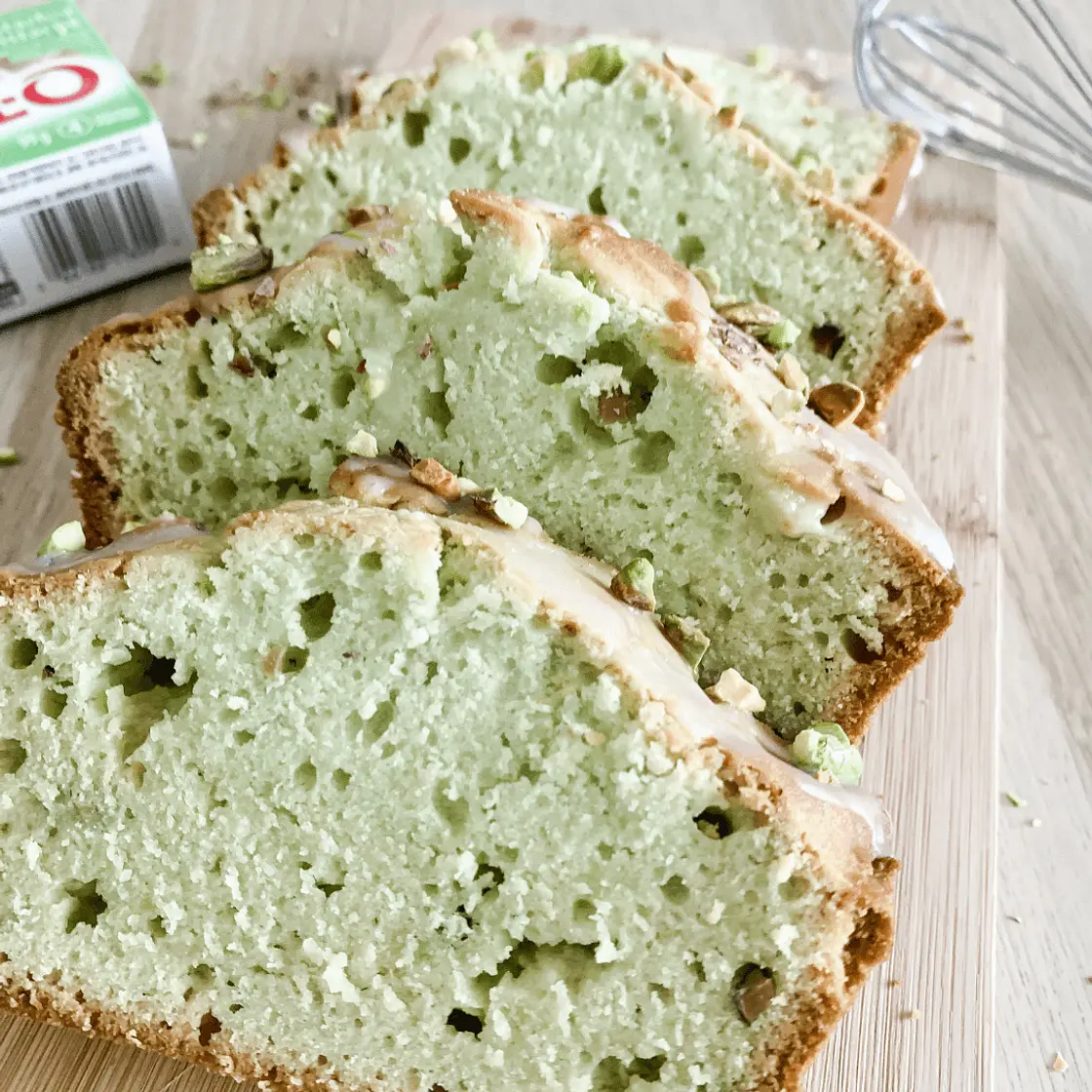 Pistachio Pudding Bread