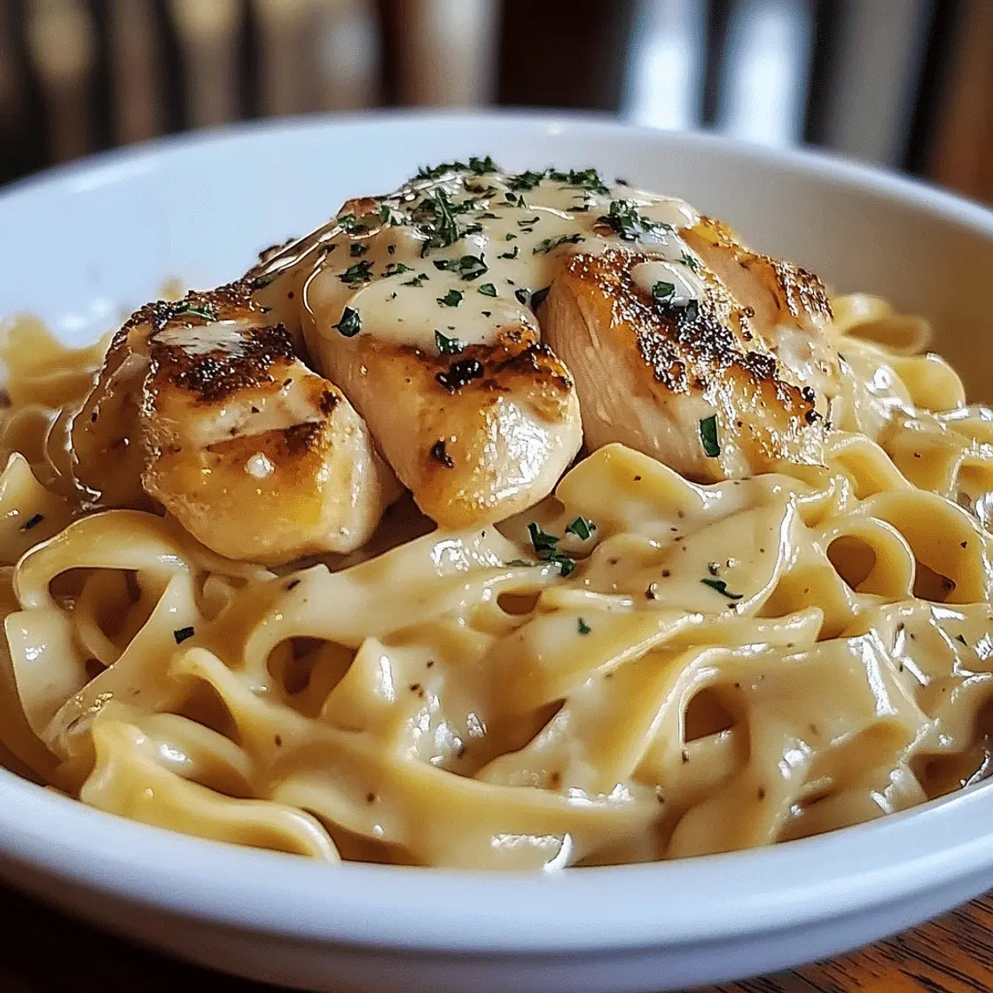 Chicken with Buttered Noodles