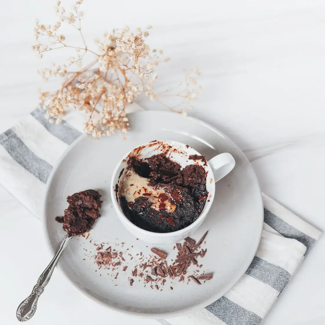 Flourless Chocolate Mug Cake