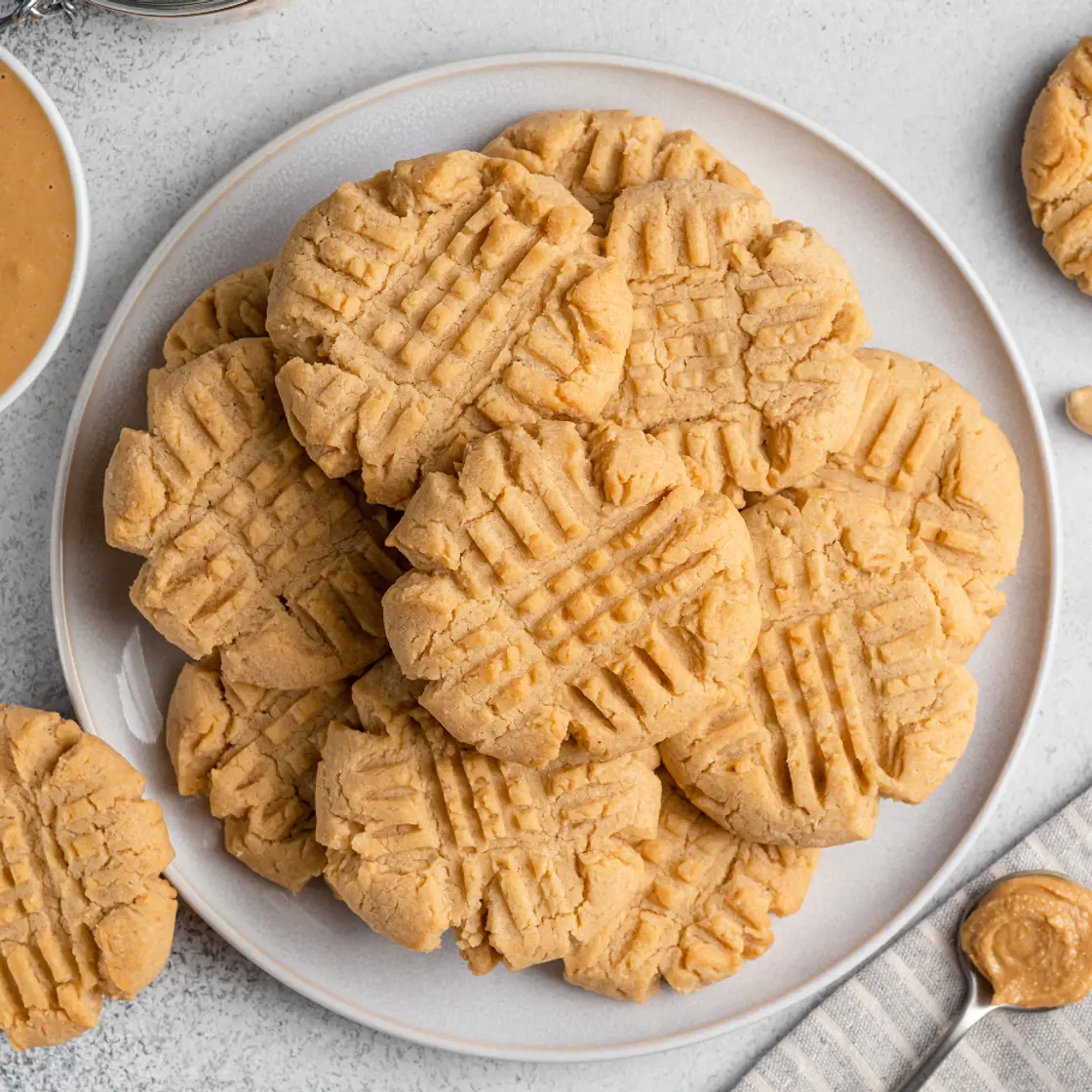 5 Ingredient Peanut Butter Vegan Cookie Recipe