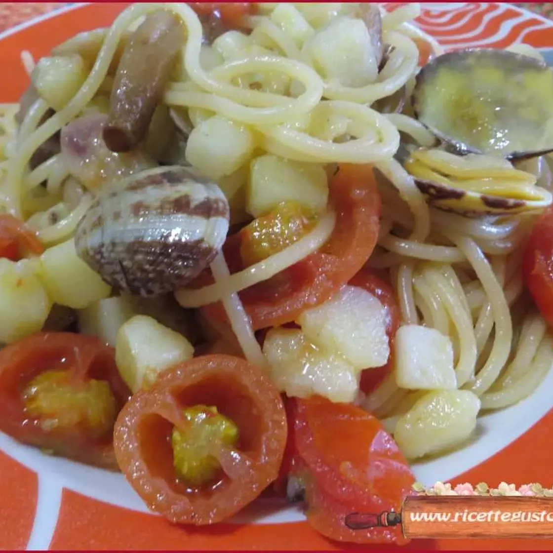 Spaghetti vongole e funghi