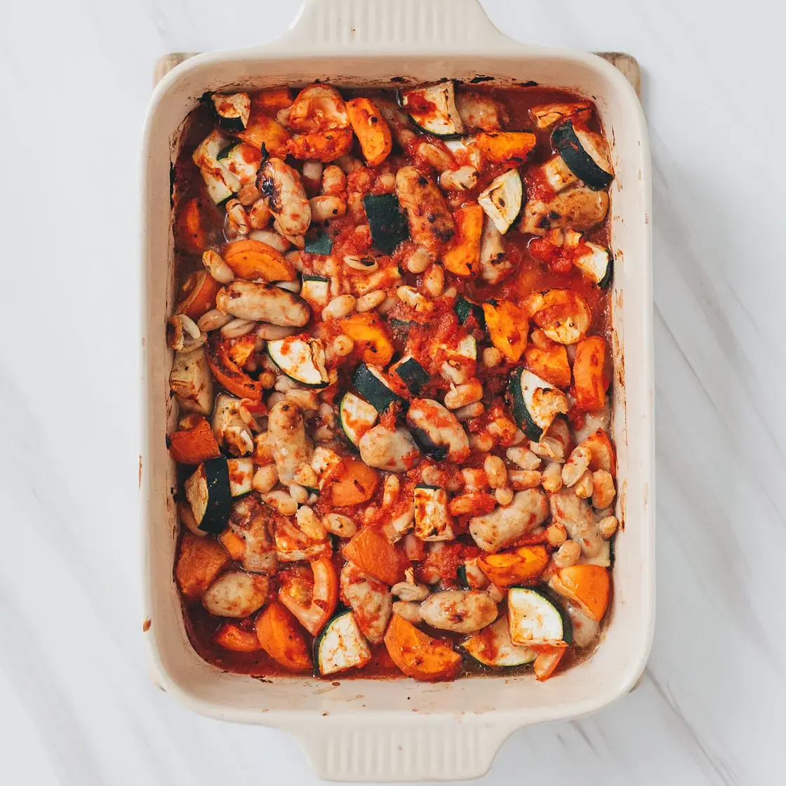 Chipolata Veggie Bake