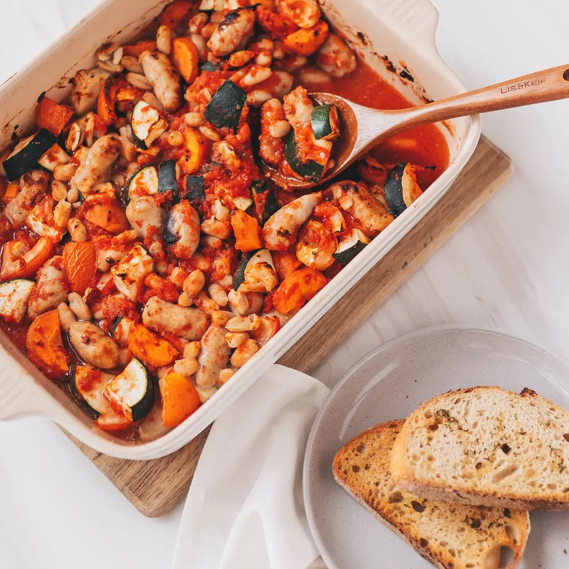 Chipolata Veggie Bake