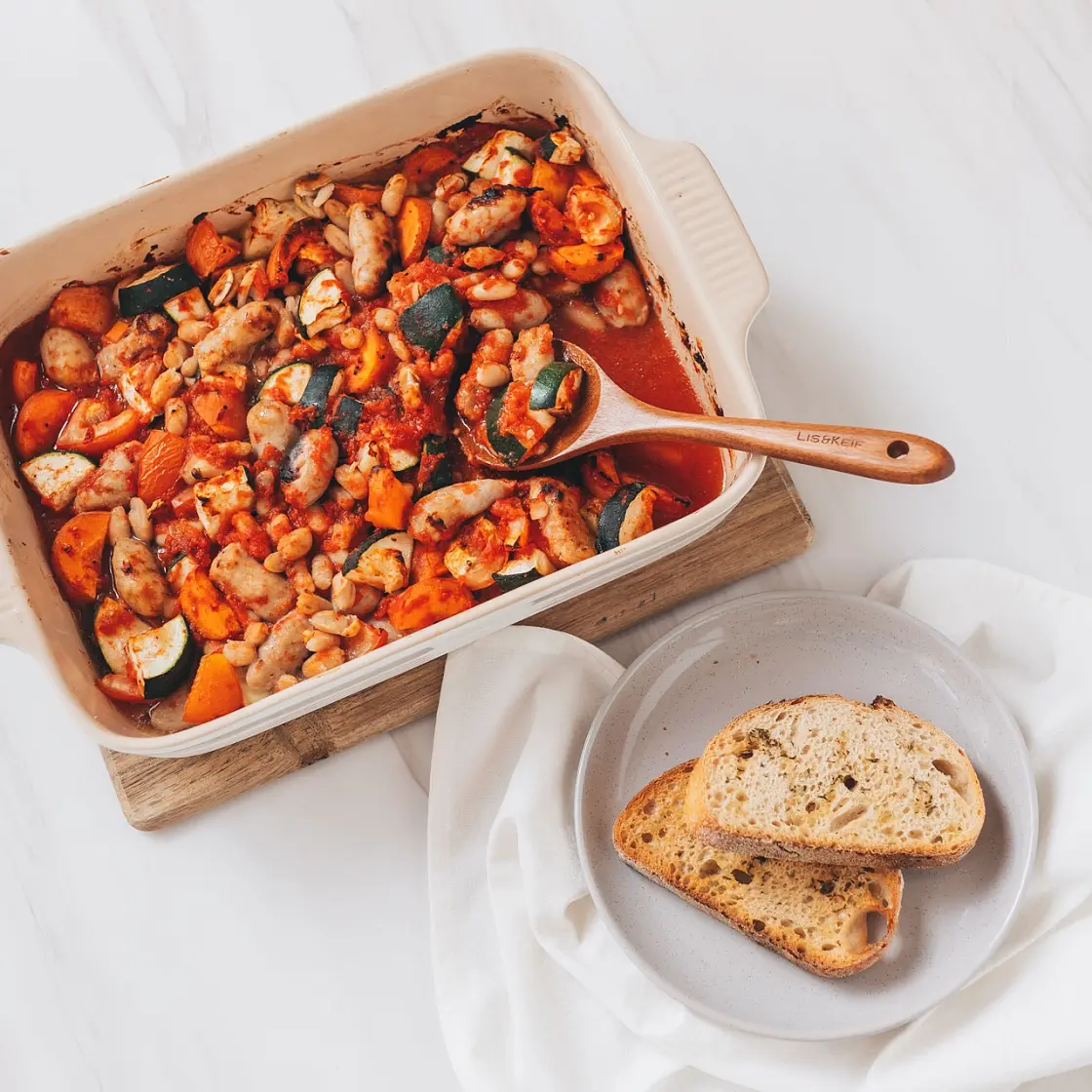 Chipolata Veggie Bake