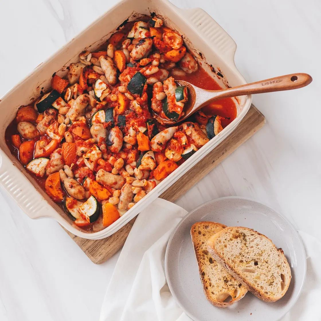 Chipolata Veggie Bake