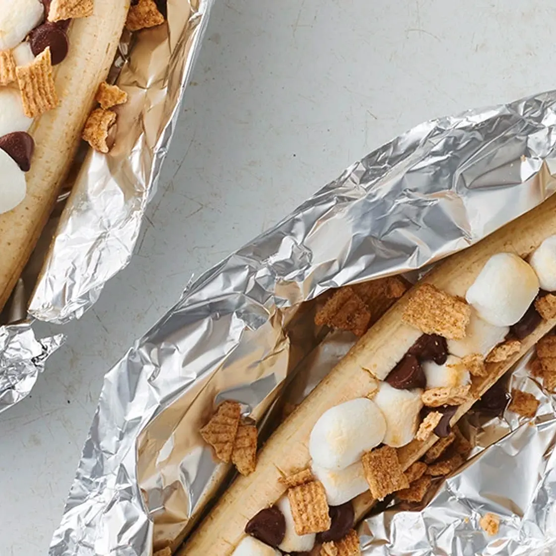 Grilled Chocolate Banana Foil Pack