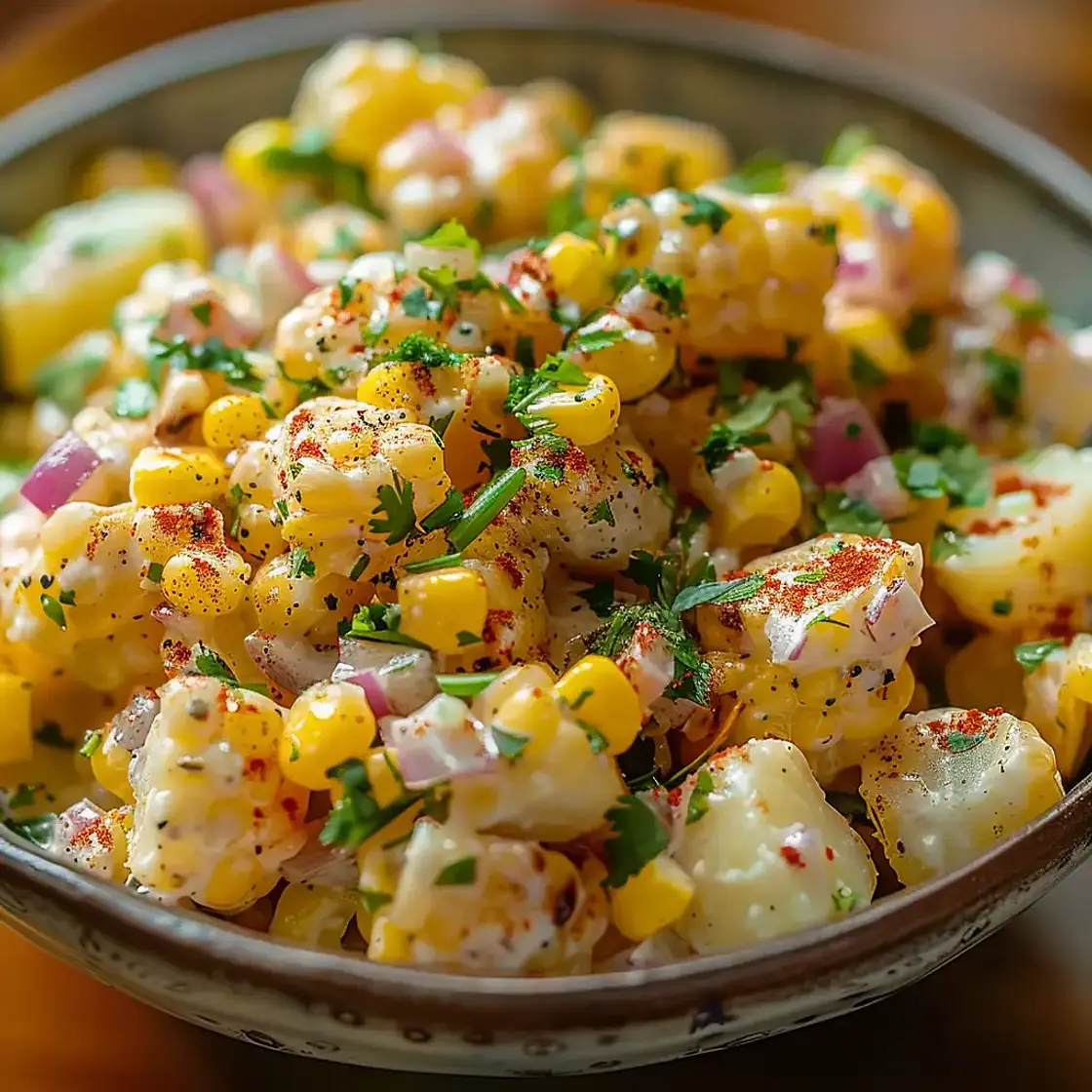 Mexican Street Corn Potato Salad Recipe