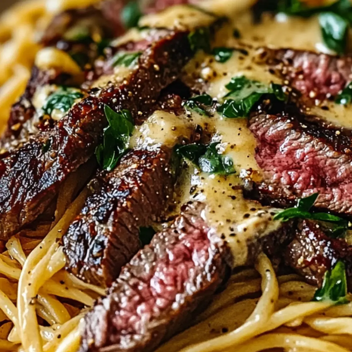 Garlic Butter Steak Lightning Noodles