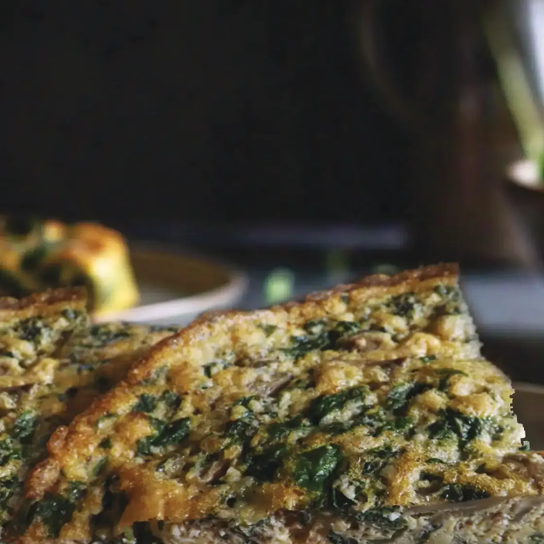 Easy and Delicious Spinach and Mushroom Frittata Recipe