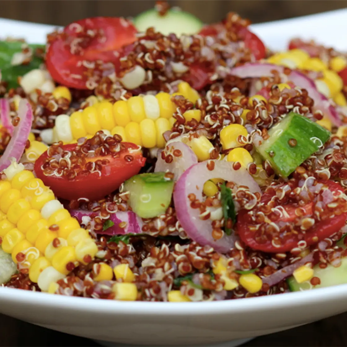 Mediterranean Quinoa Salad with Seasonal Vegetables