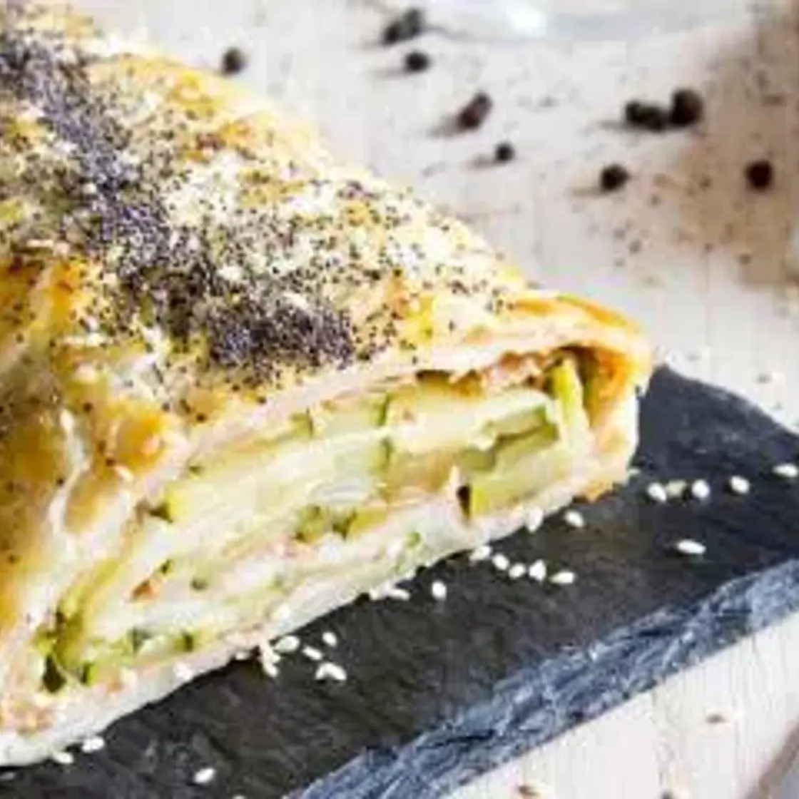 Rotolo di zucchine e speck