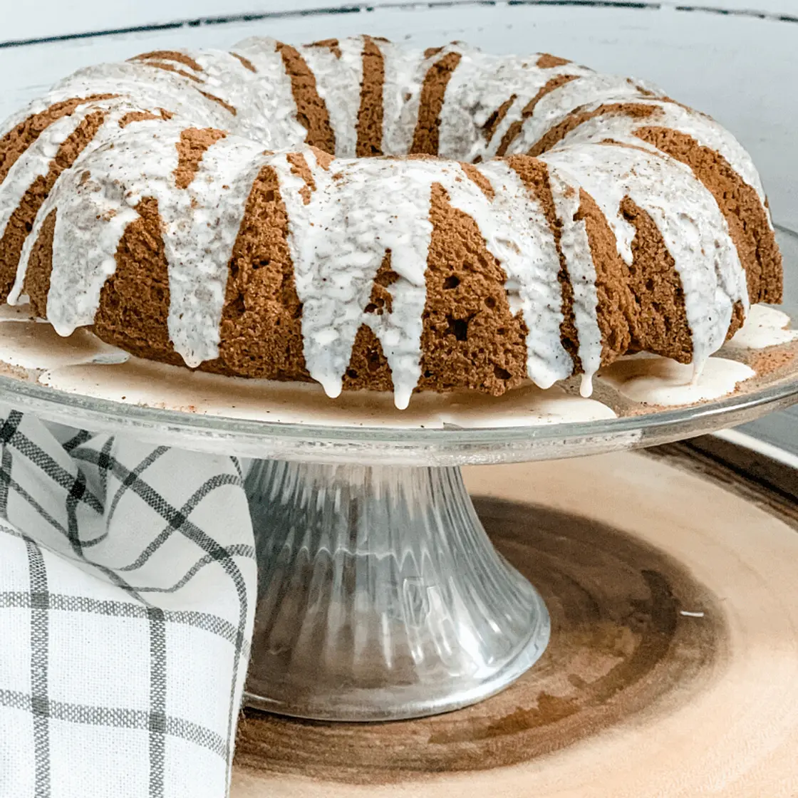 Skinny Gingerbread Bundt Cake