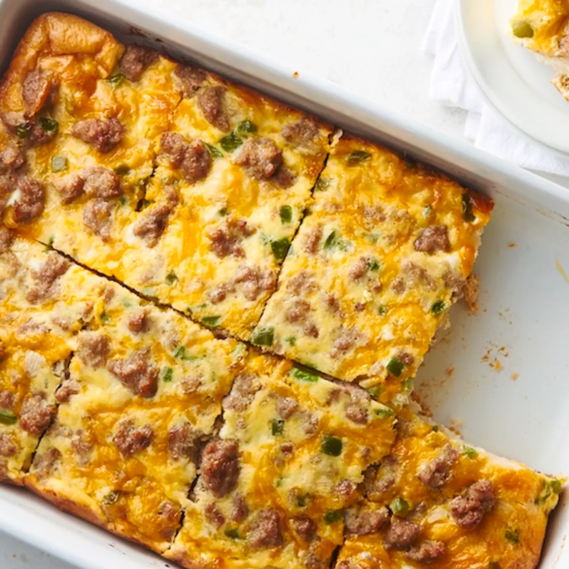 Biscuit Sausage Quiche
