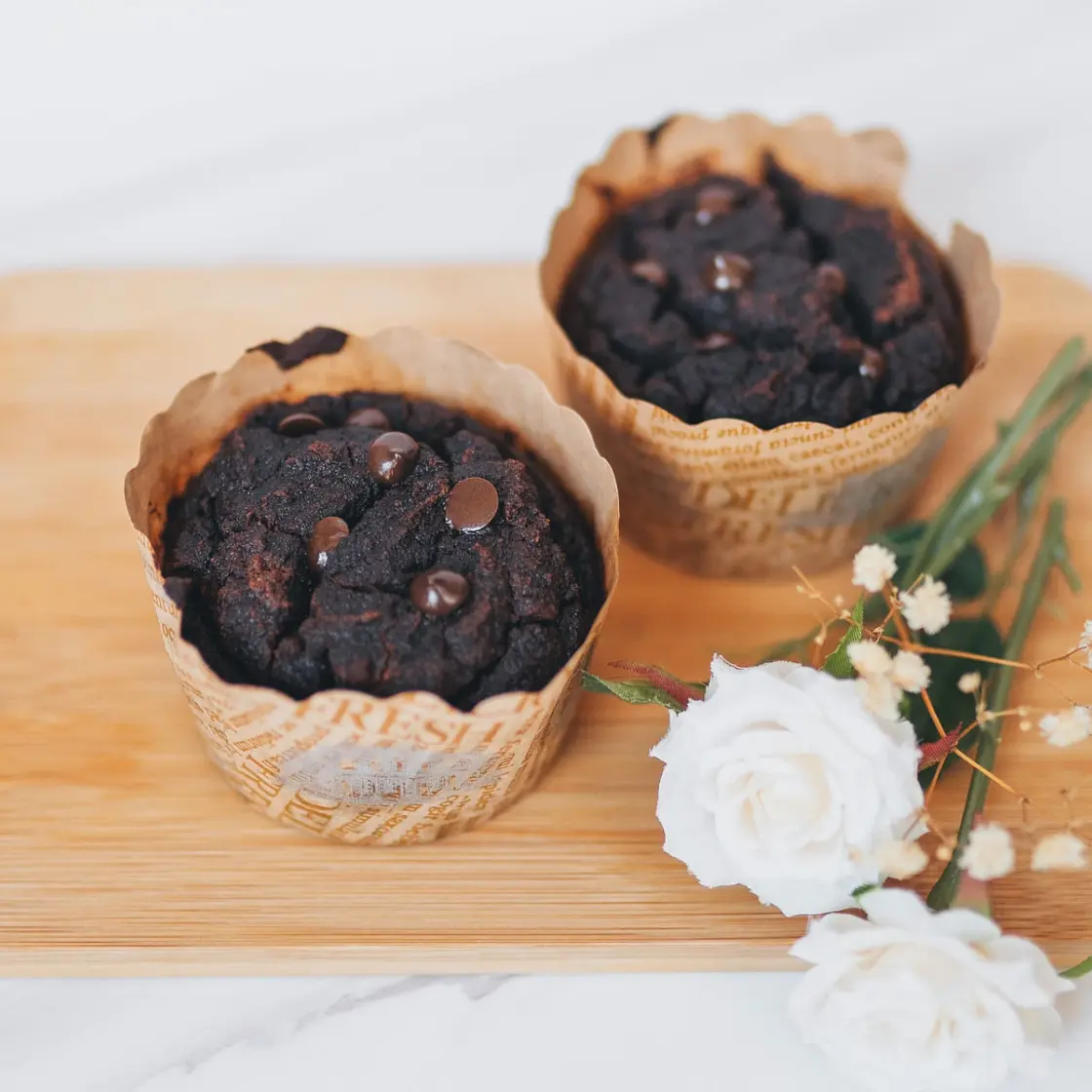 Gluten Free Paleo Chocolate Muffins