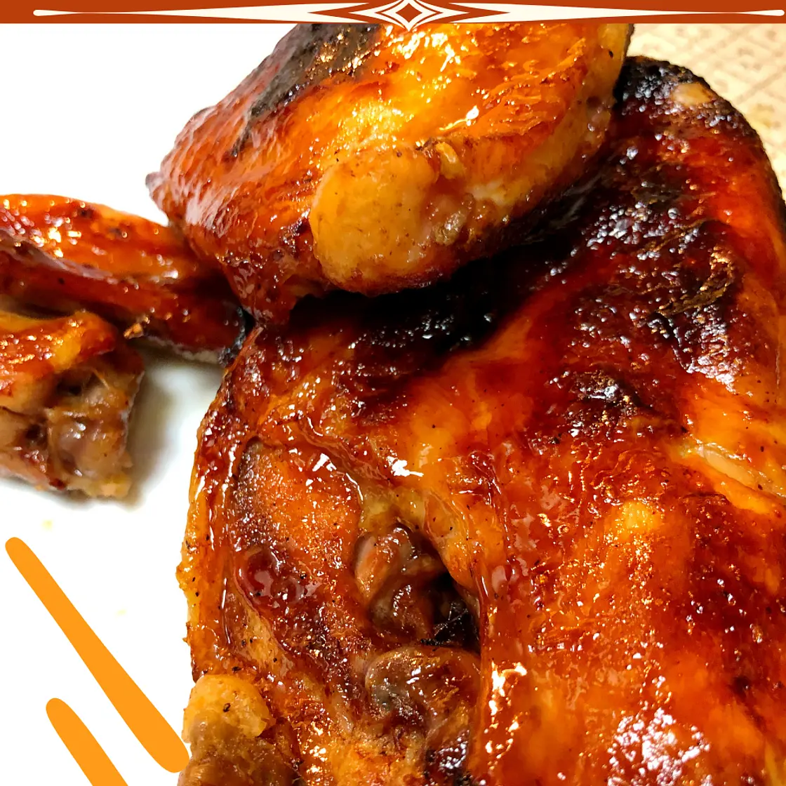 Four Ingredient Oven Baked BBQ Chicken