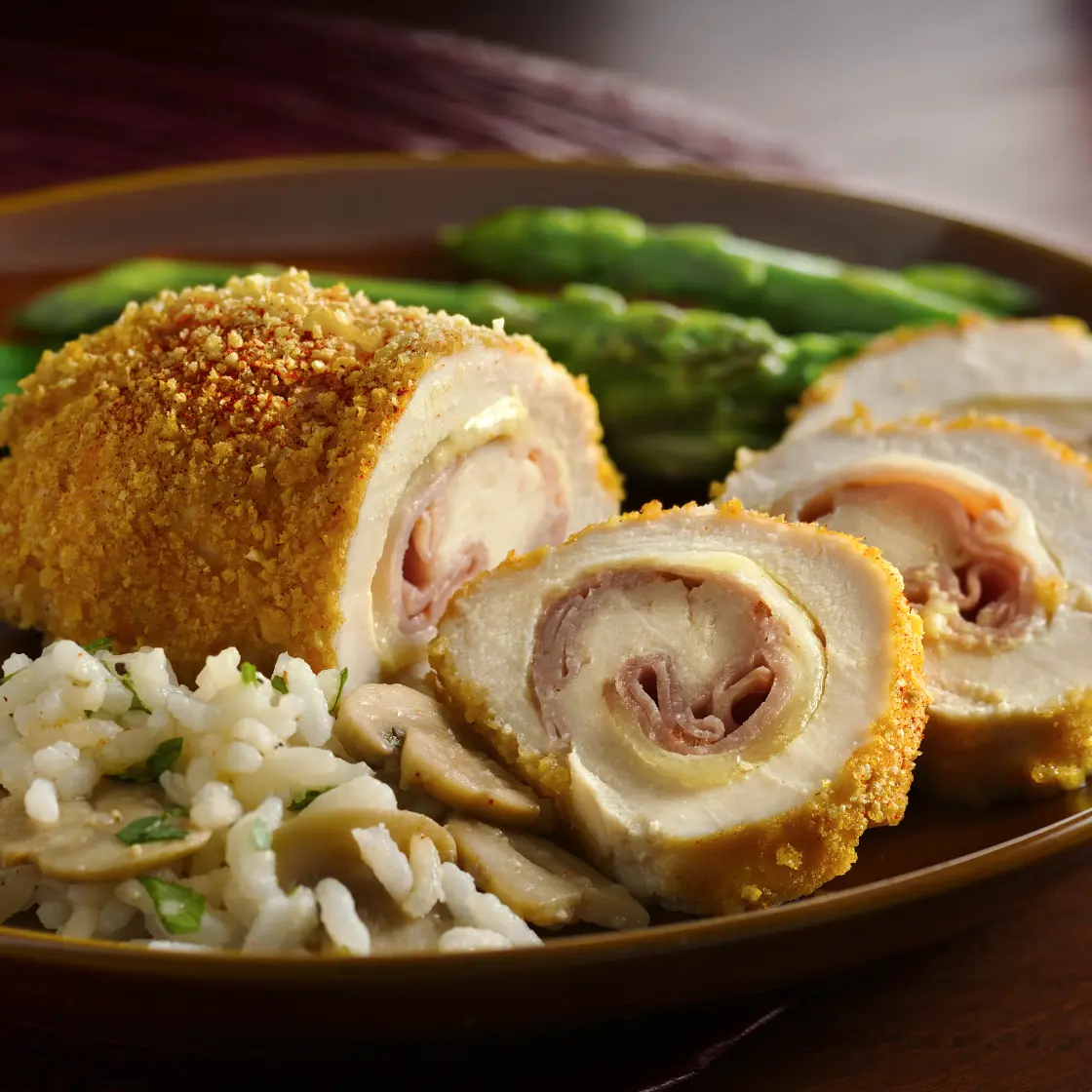 Oven Chicken Cordon Bleu