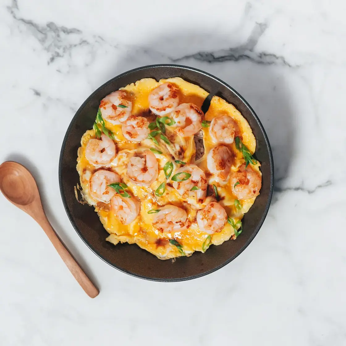 Scrambled Eggs with Shrimps