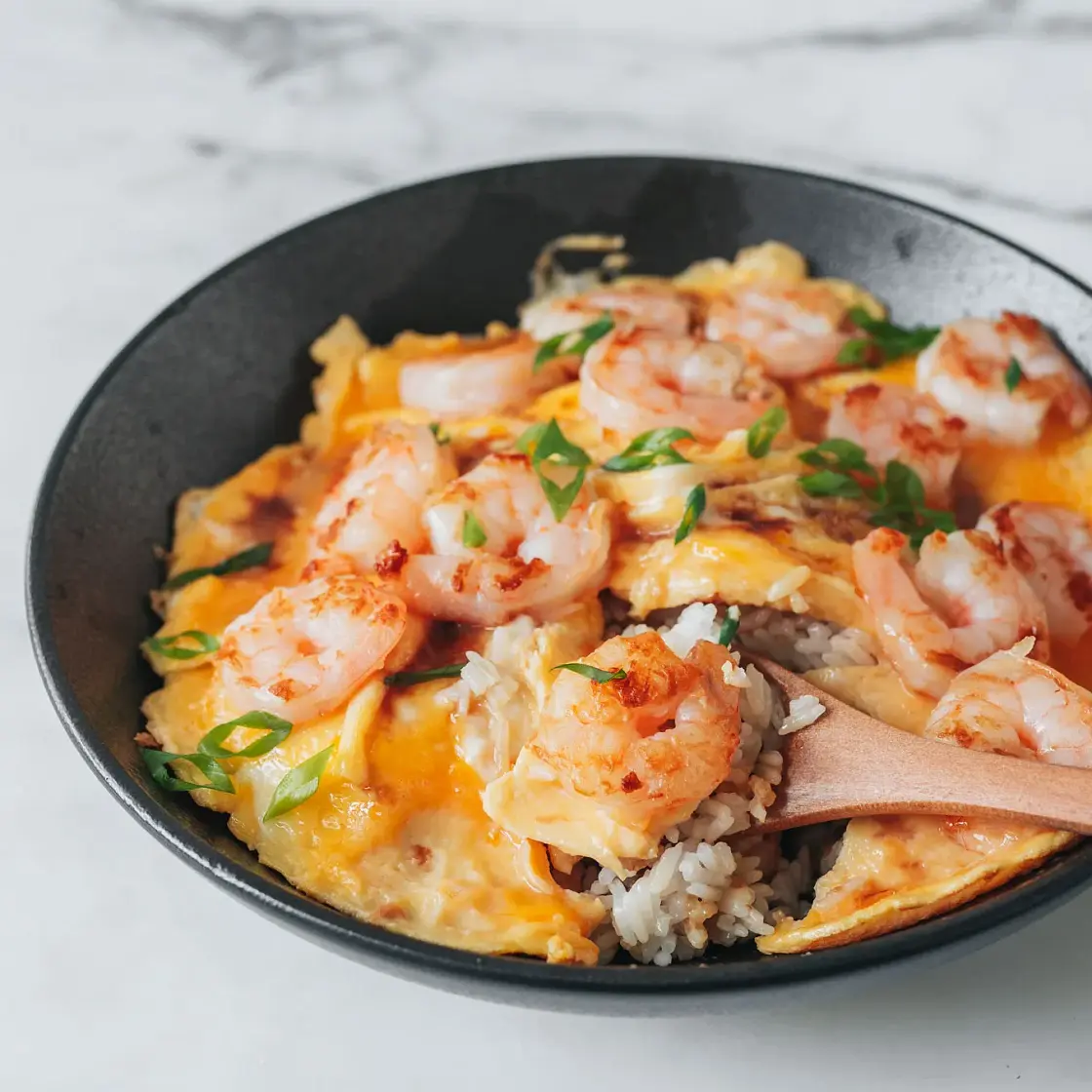 Scrambled Eggs with Shrimps