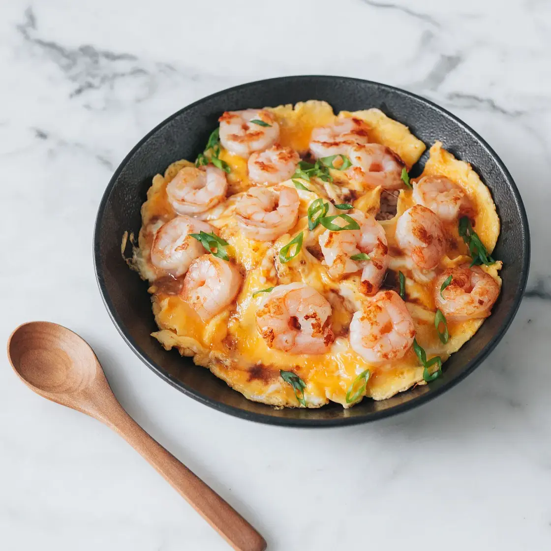 Scrambled Eggs with Shrimps