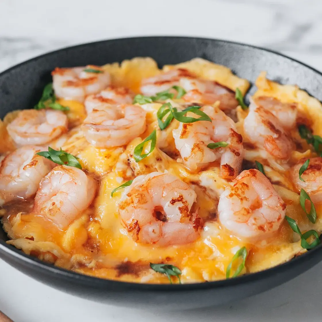 Scrambled Eggs with Shrimps