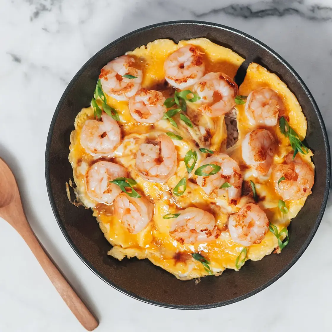 Scrambled Eggs with Shrimps