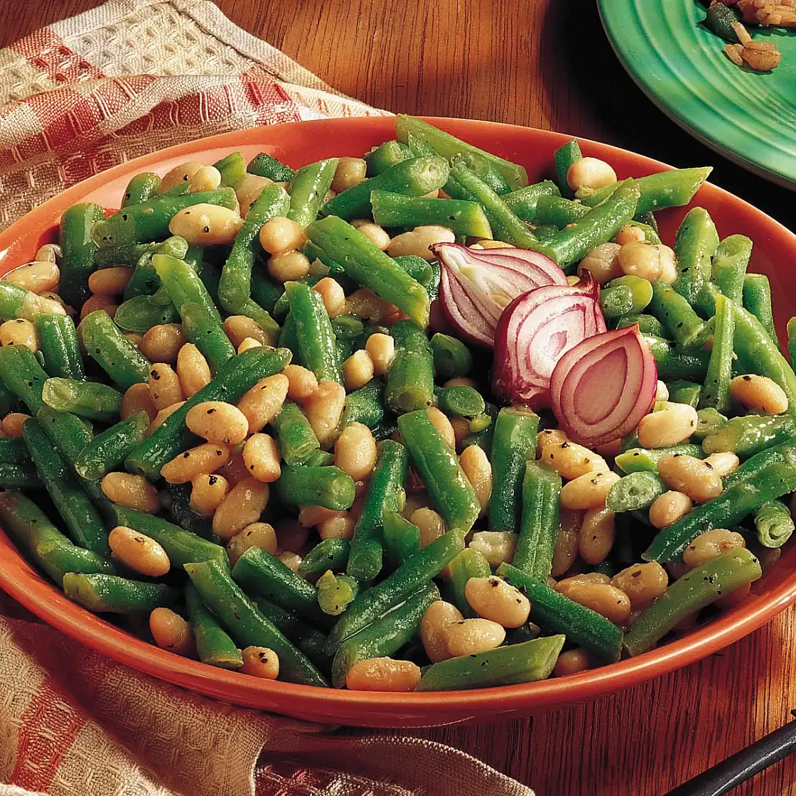 White and Green Beans
