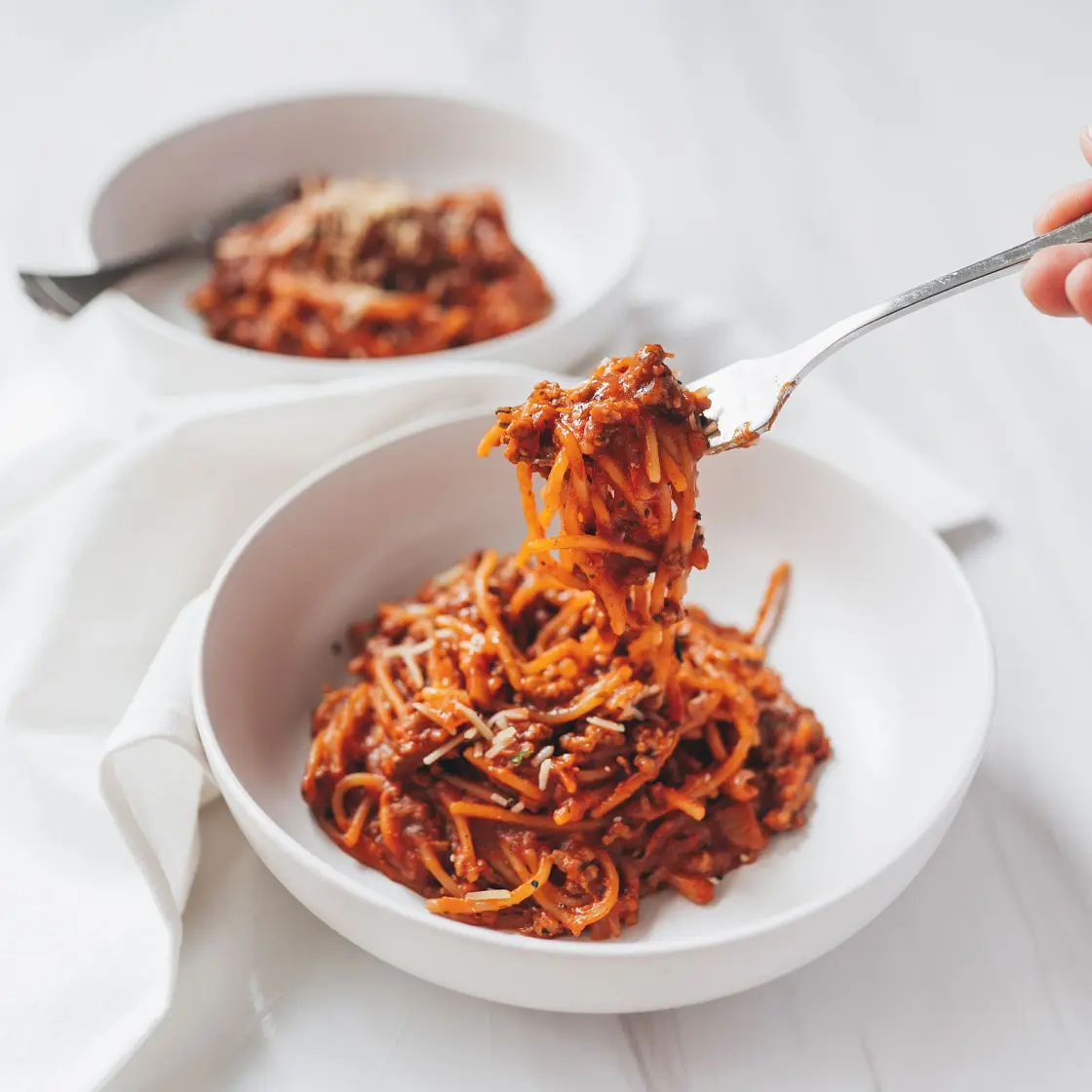 One Pot Spaghetti Bolognese
