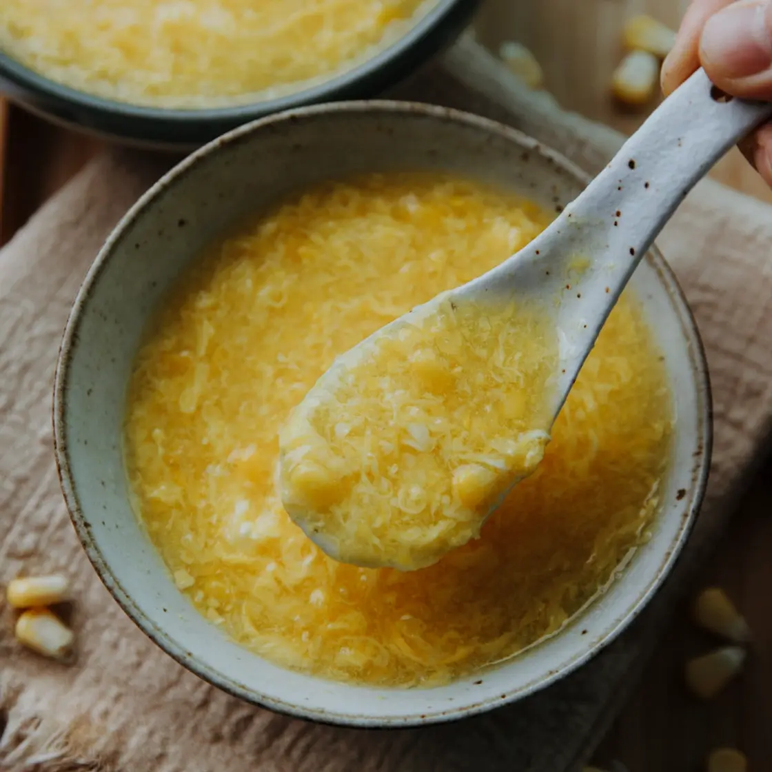 Corn Egg Drop Soup