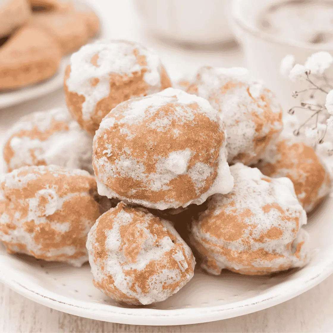 Portuguese Cavacas (Sugar Glazed Pastries)