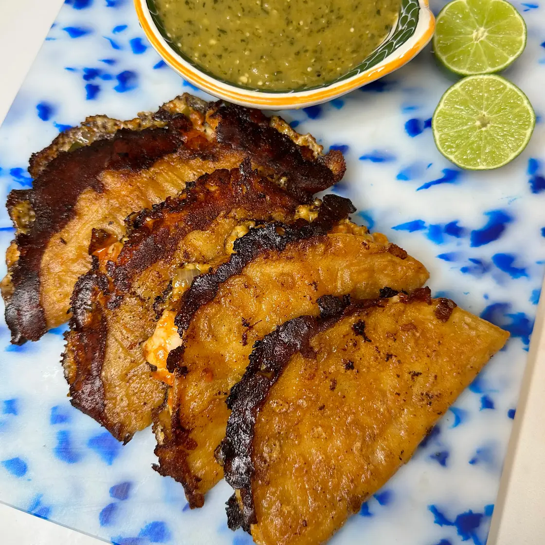 Tacos Gobernador (Shrimp Tacos)