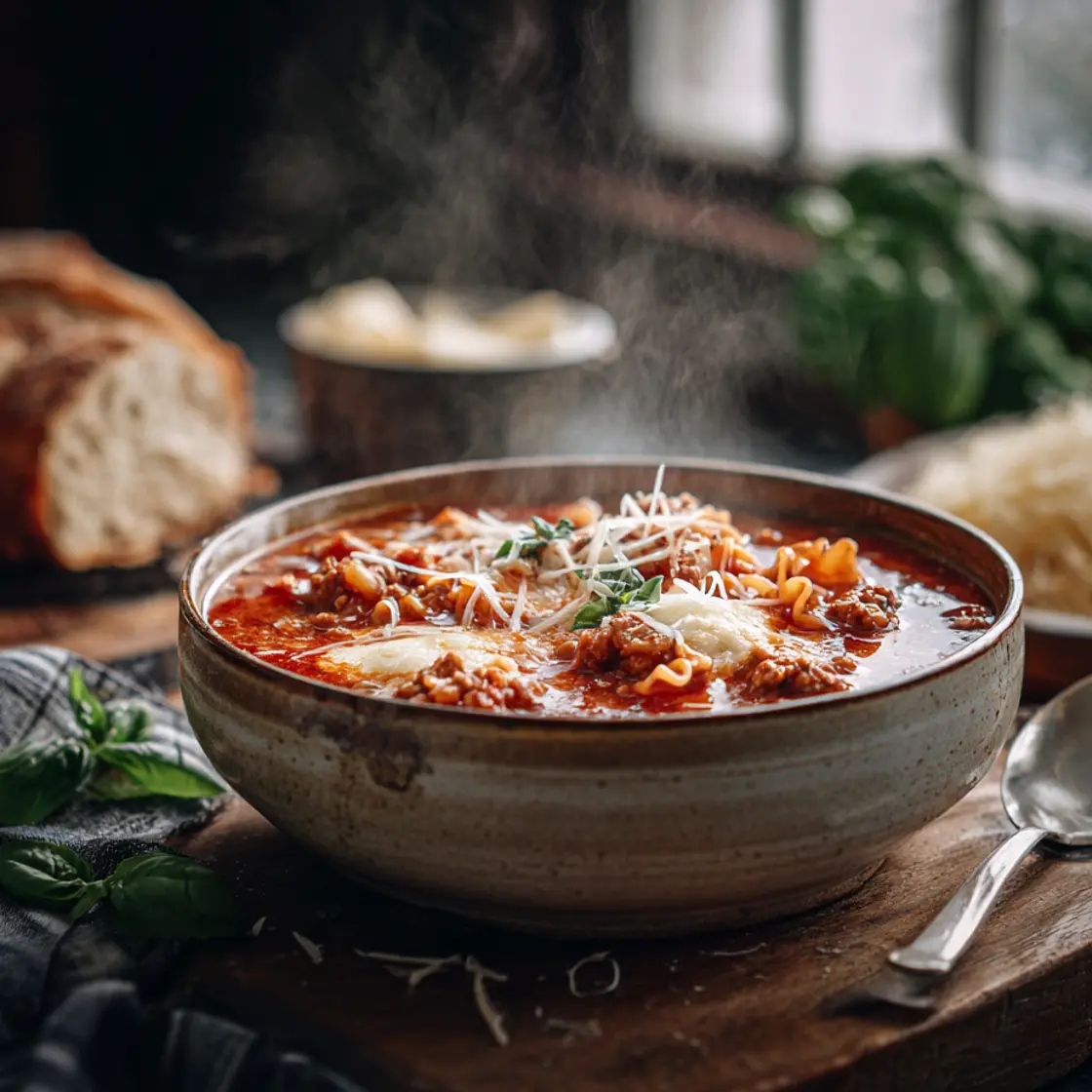 Easy Healthy Lasagna Soup