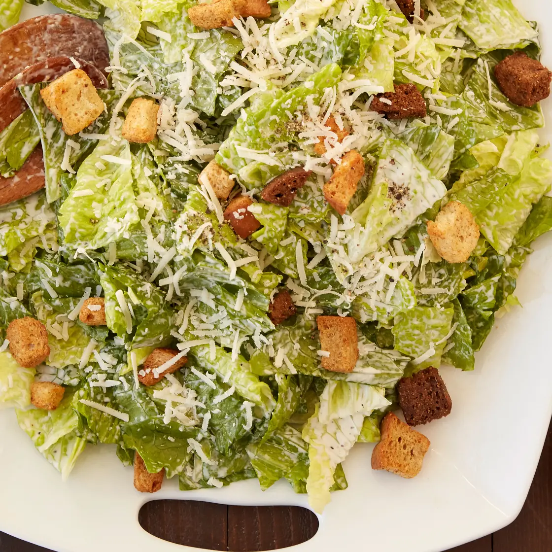 Easy Caesar Salad for a Crowd