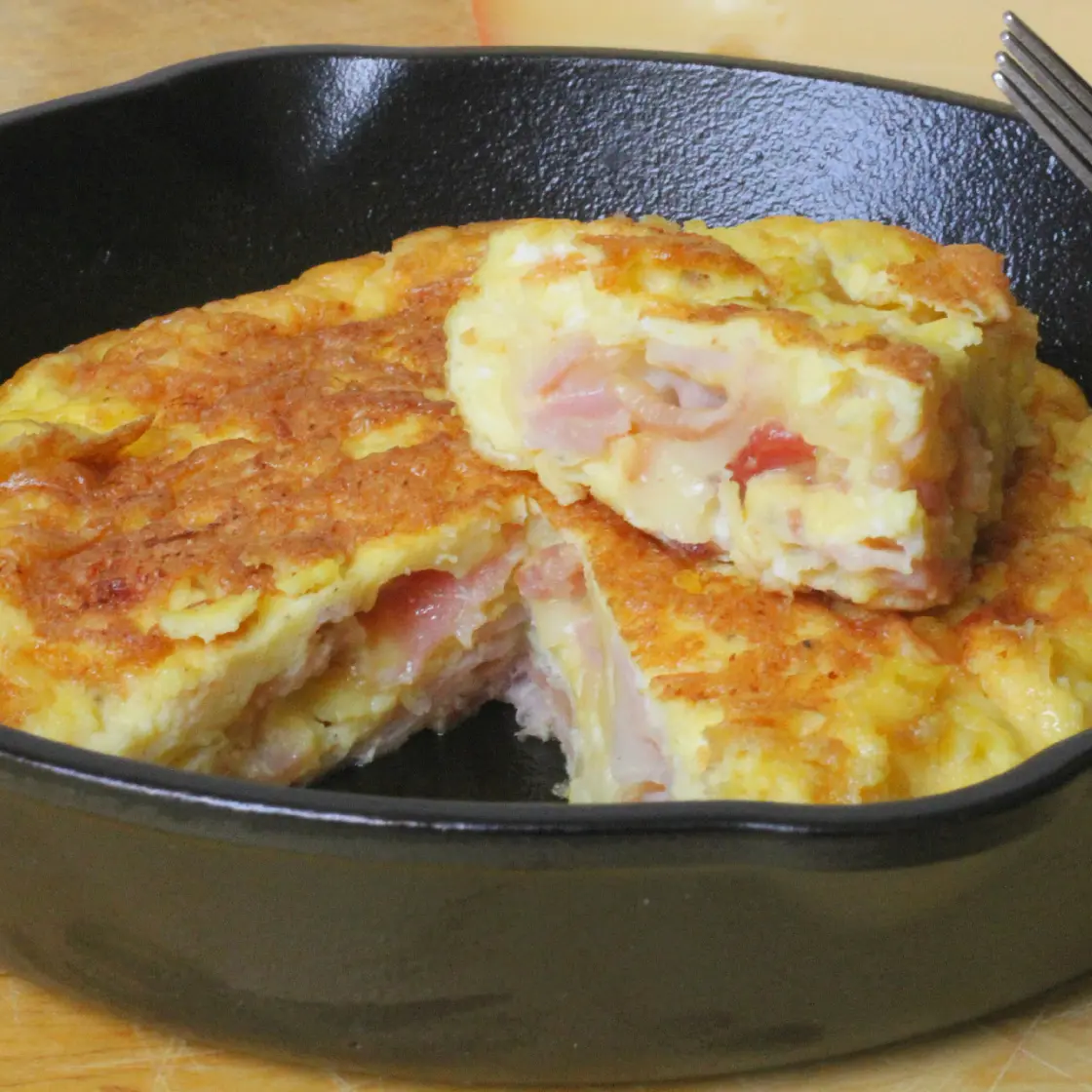 Ham, Egg and Bacon Omelet