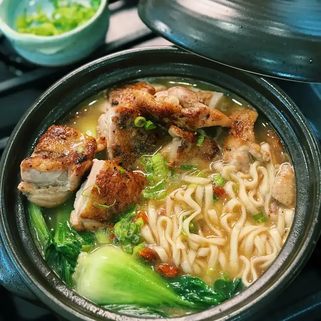 20 Minute Sesame Chicken Noodle Soup