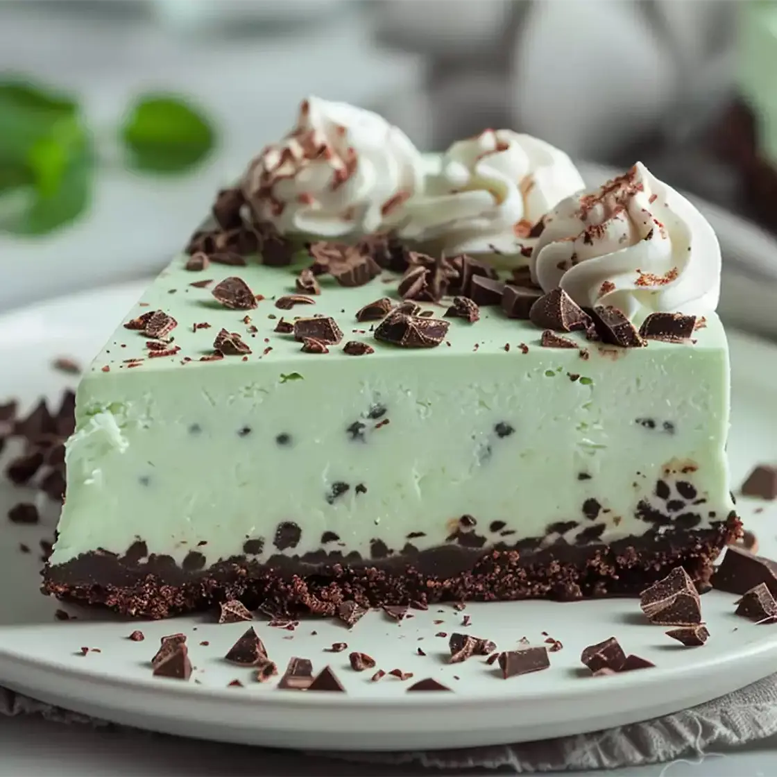 Mint Aero Cheesecake