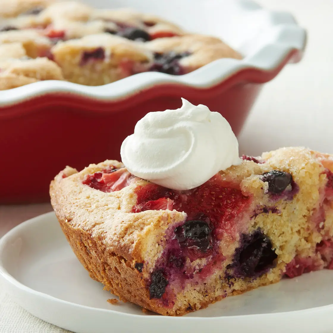 Easy Triple Berry Cake