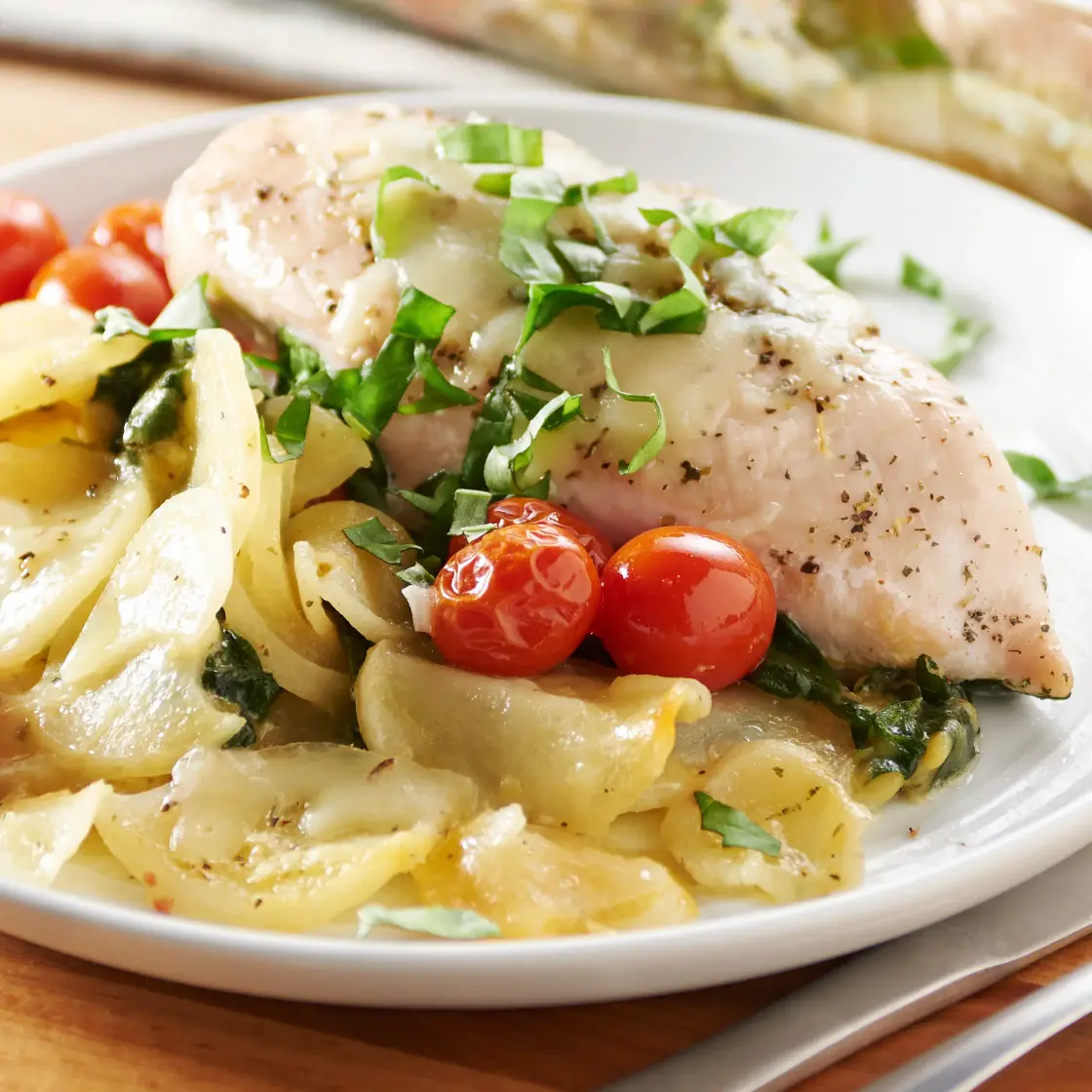 Easy Italian Chicken and Potato Bake