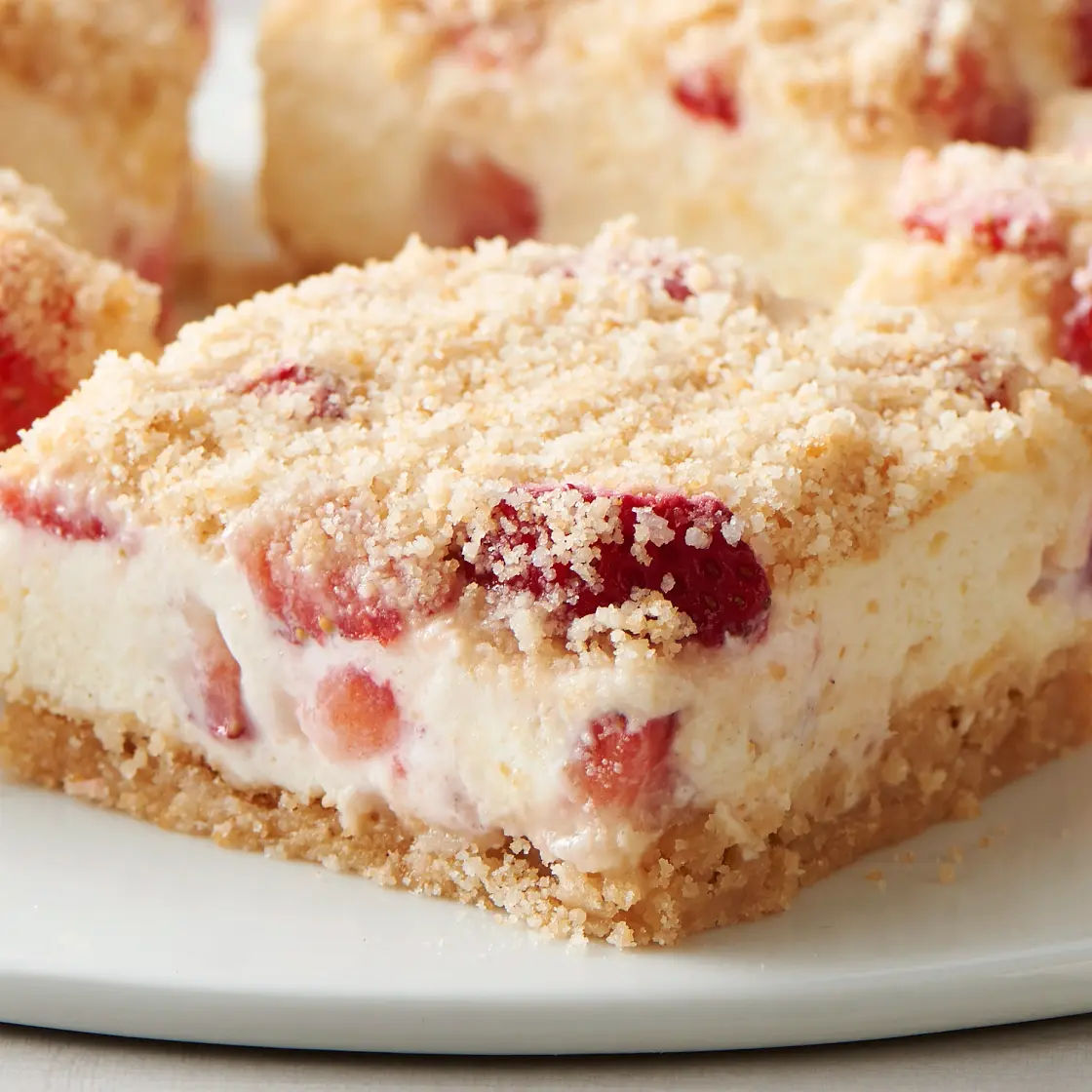 Strawberry Shortcake Cookie Bars