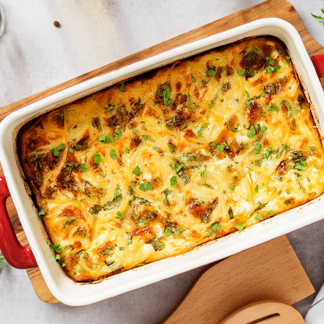 High Protein Spaghetti Squash Casserole