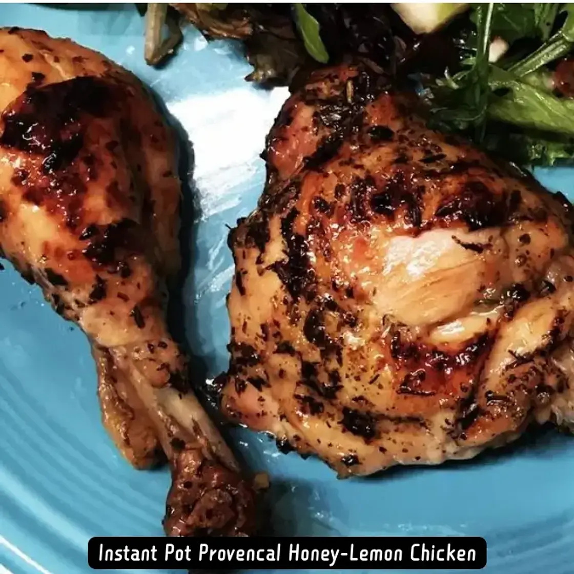 Instant Pot Provencal Honey-Lemon Chicken Recipe