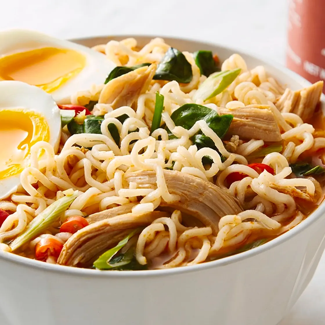 Easy Spicy Chicken Ramen Noodle Soup