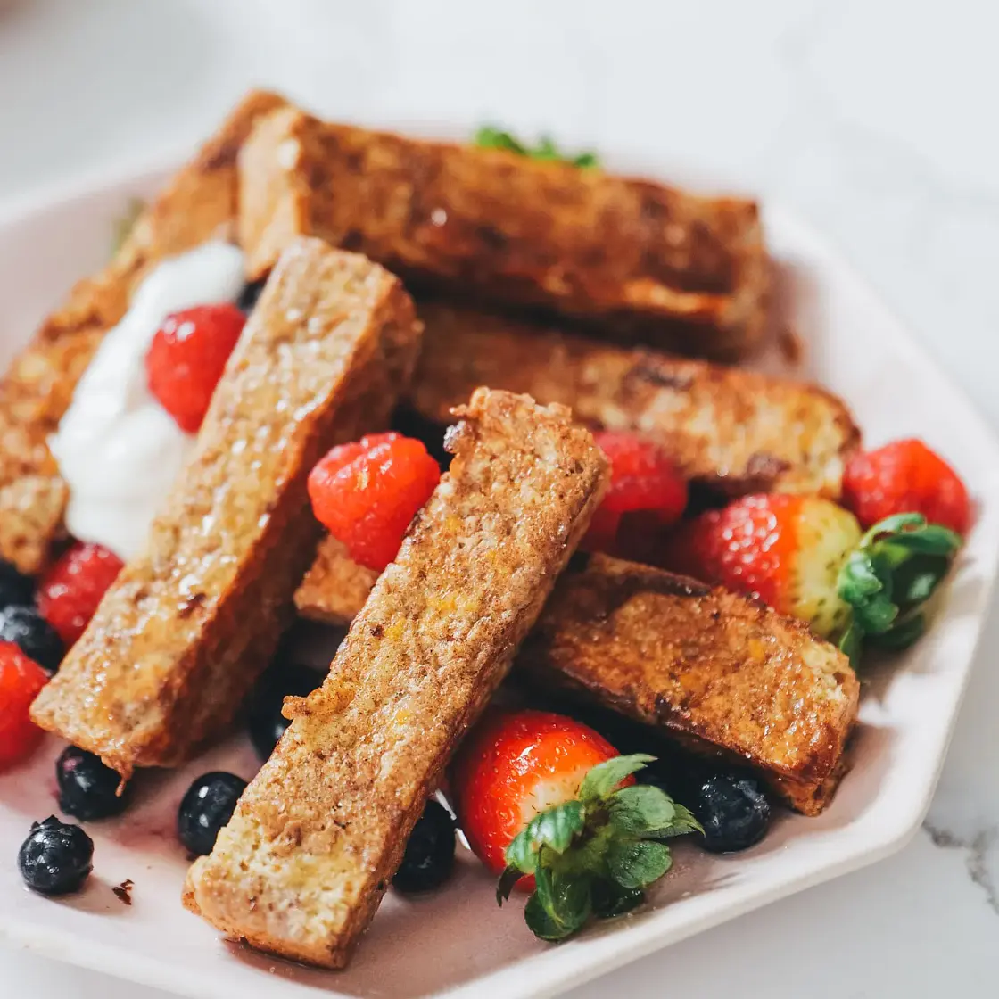 Healthy French Toast Sticks - High Protein