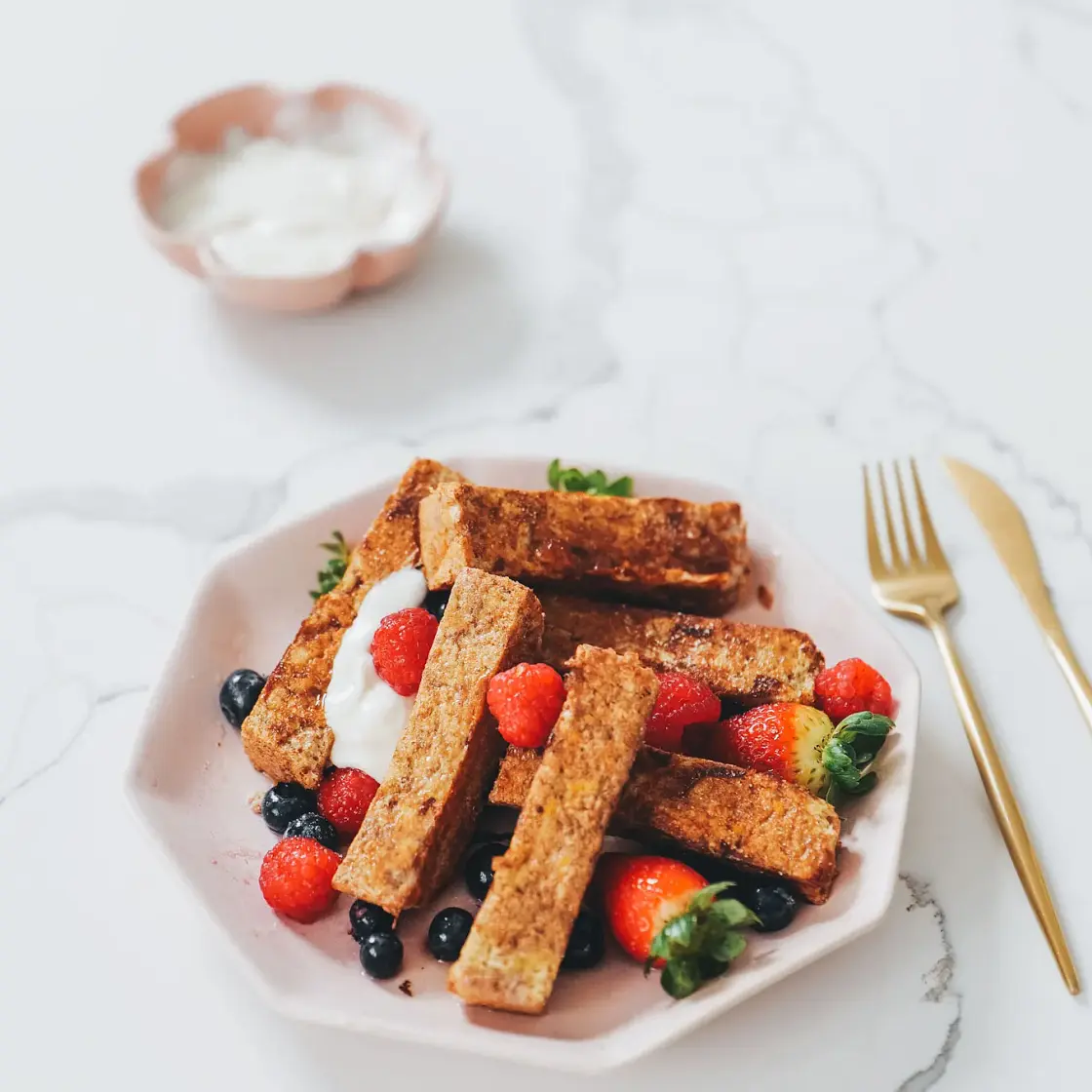 Healthy French Toast Sticks - High Protein