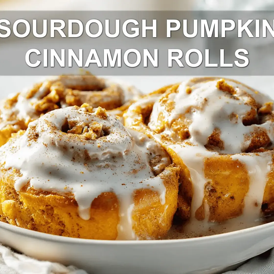 SOURDOUGH PUMPKIN CINNAMON ROLLS